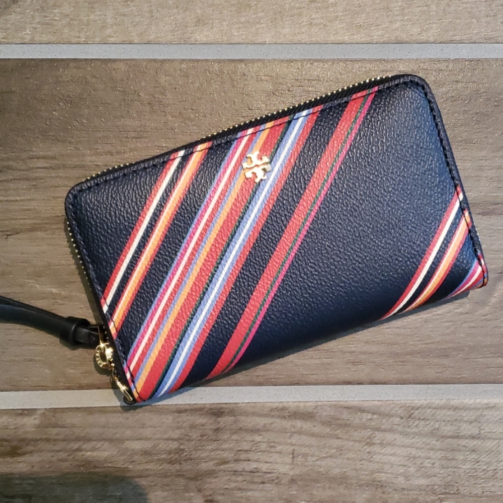 Tory Burch Stripe Wallet
